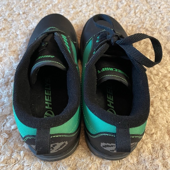Heelys Minecraft Creeper Pro 20 Shoes GREEN/BLACK Size 6 youth - Picture 7 of 8